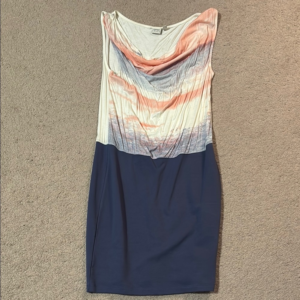 Esprit Colorblock Mini Dress
